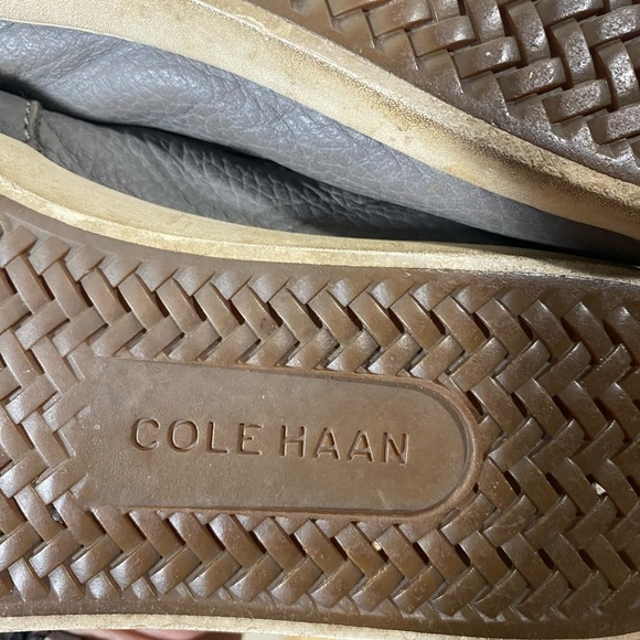 Cole Haan Women’s Penny Loafers Shoes Size 9.5B Gray Leather Rubber Sole - Picture 10 of 12